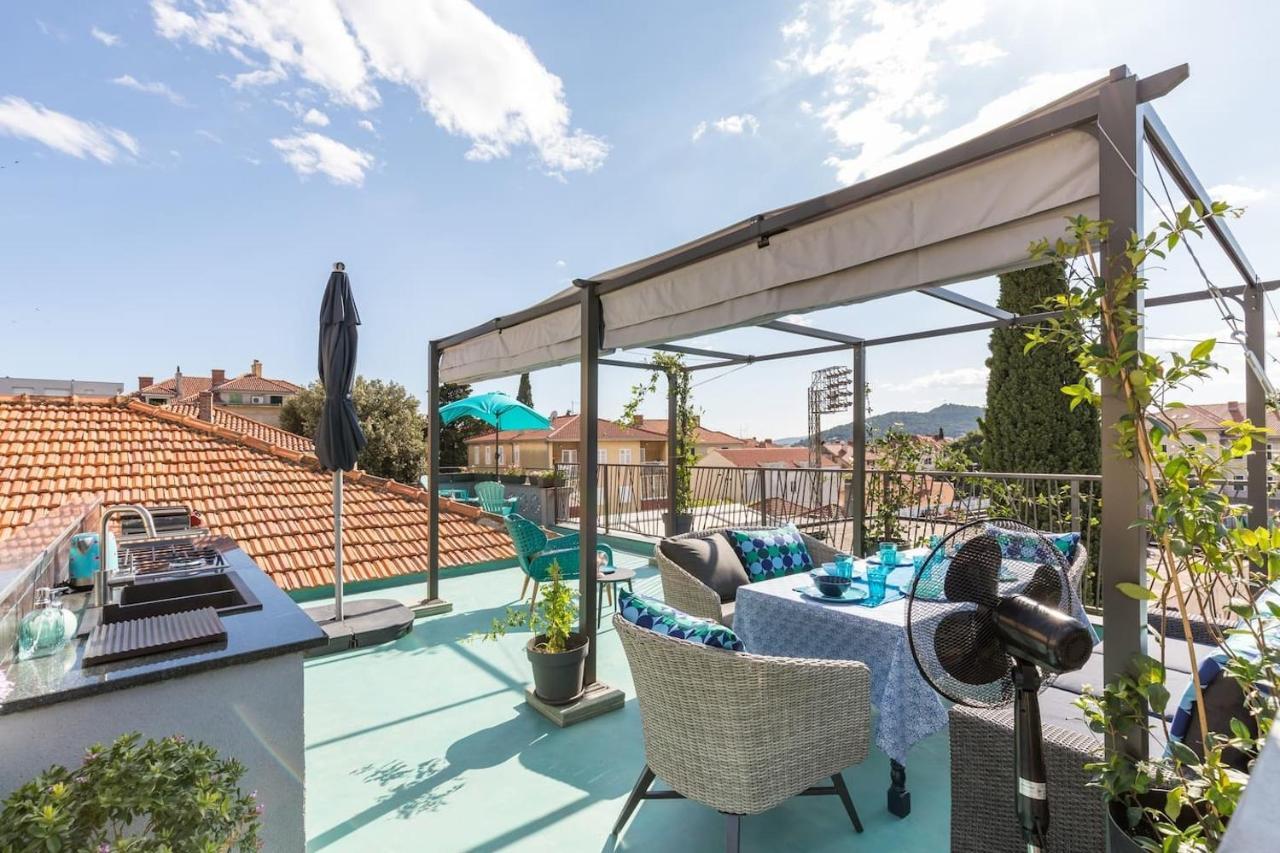 Boutique Triple House With Garden & Roof Terrace Villa Split Ngoại thất bức ảnh