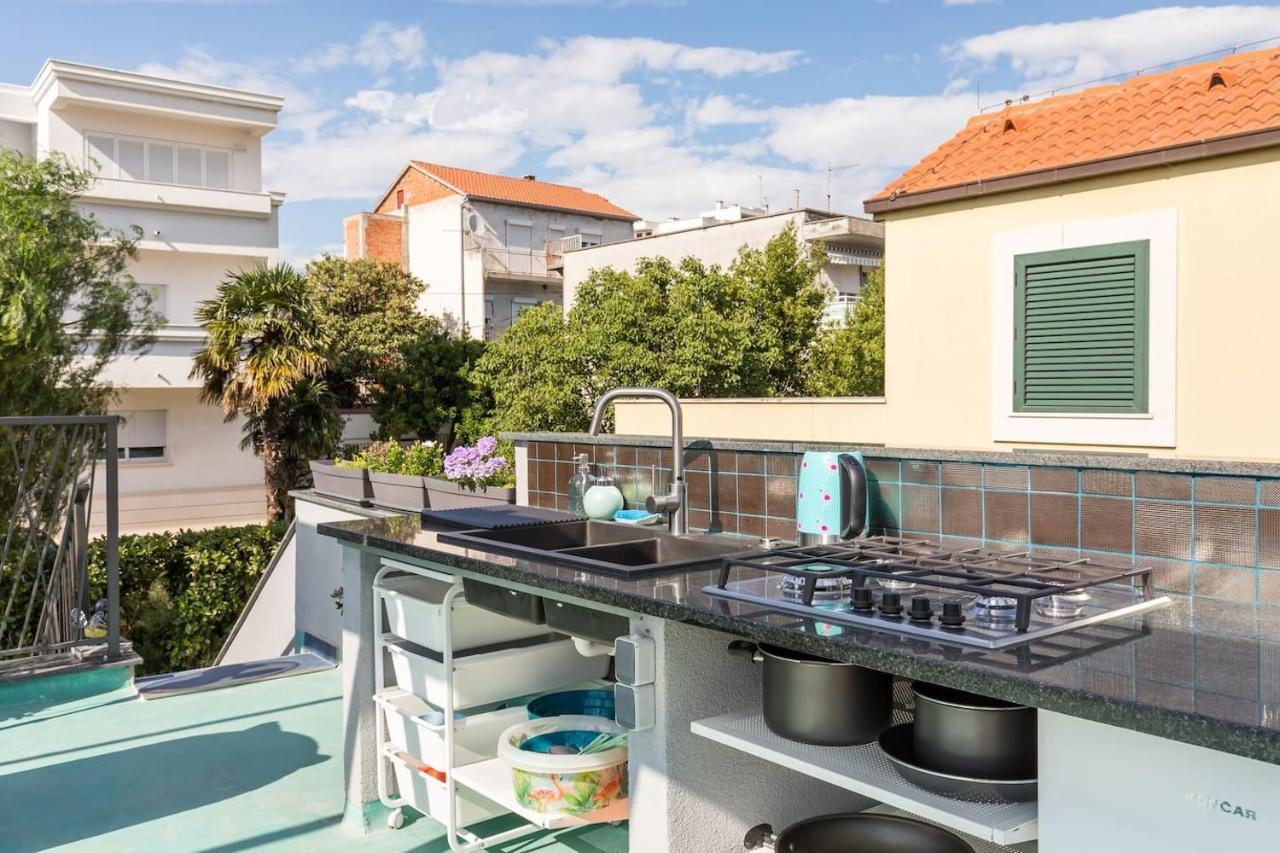 Boutique Triple House With Garden & Roof Terrace Villa Split Ngoại thất bức ảnh